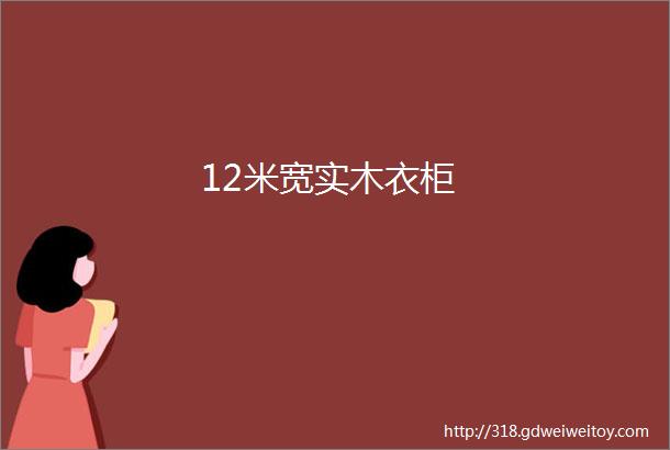 12米宽实木衣柜